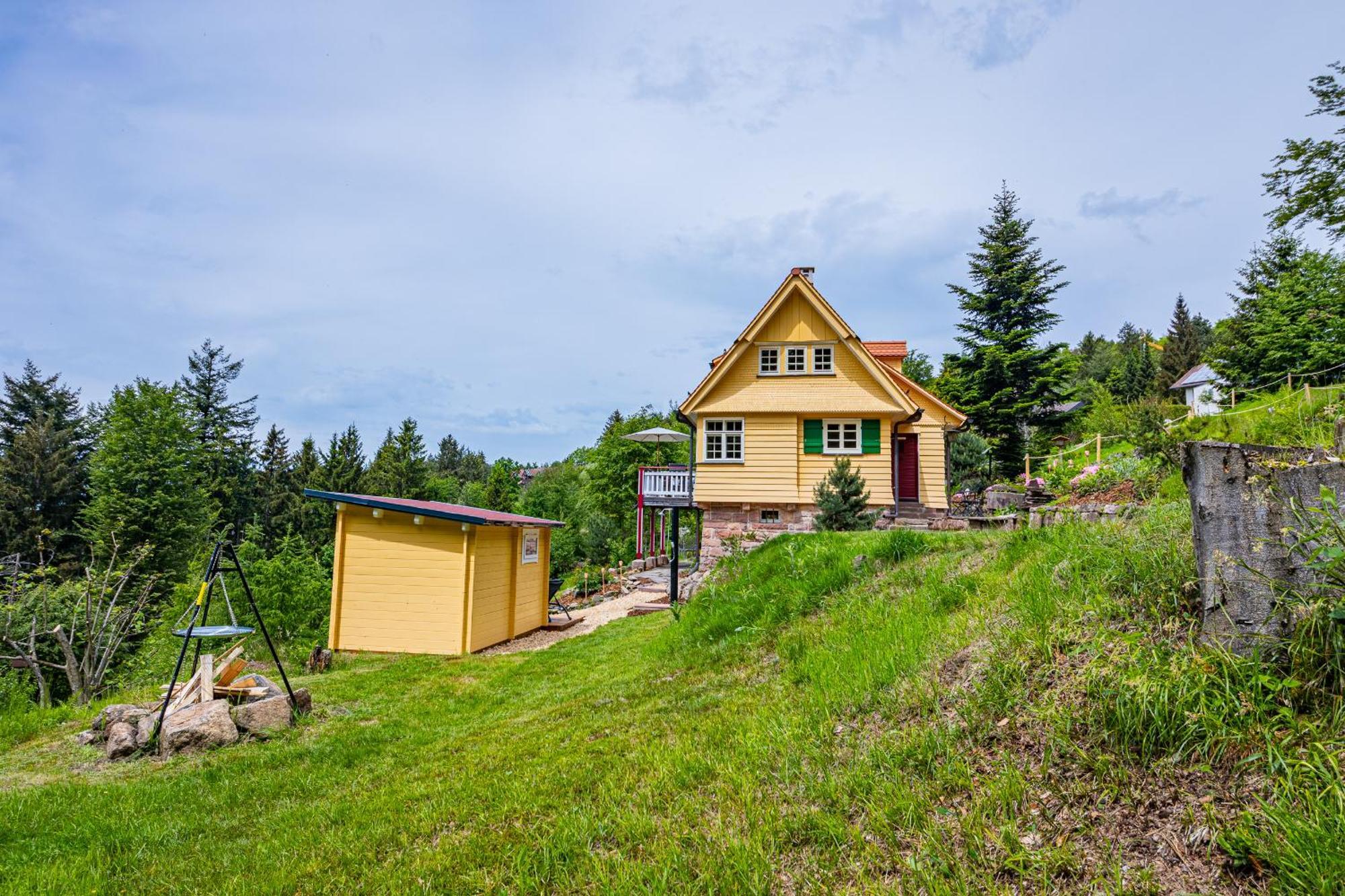 Sonnenhaeusle - Natur. Fernblick. Panorama-Sauna. Sasbachwalden Exterior foto