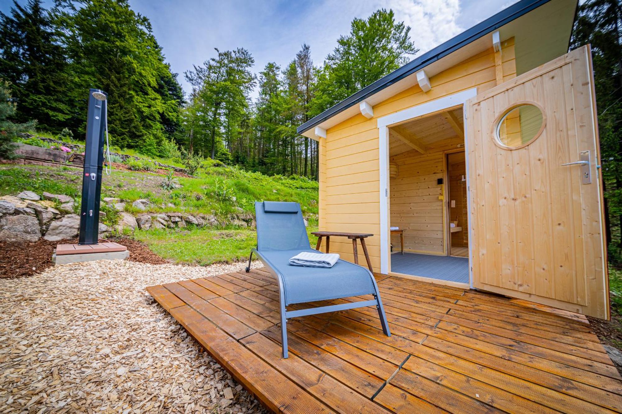 Sonnenhaeusle - Natur. Fernblick. Panorama-Sauna. Sasbachwalden Exterior foto