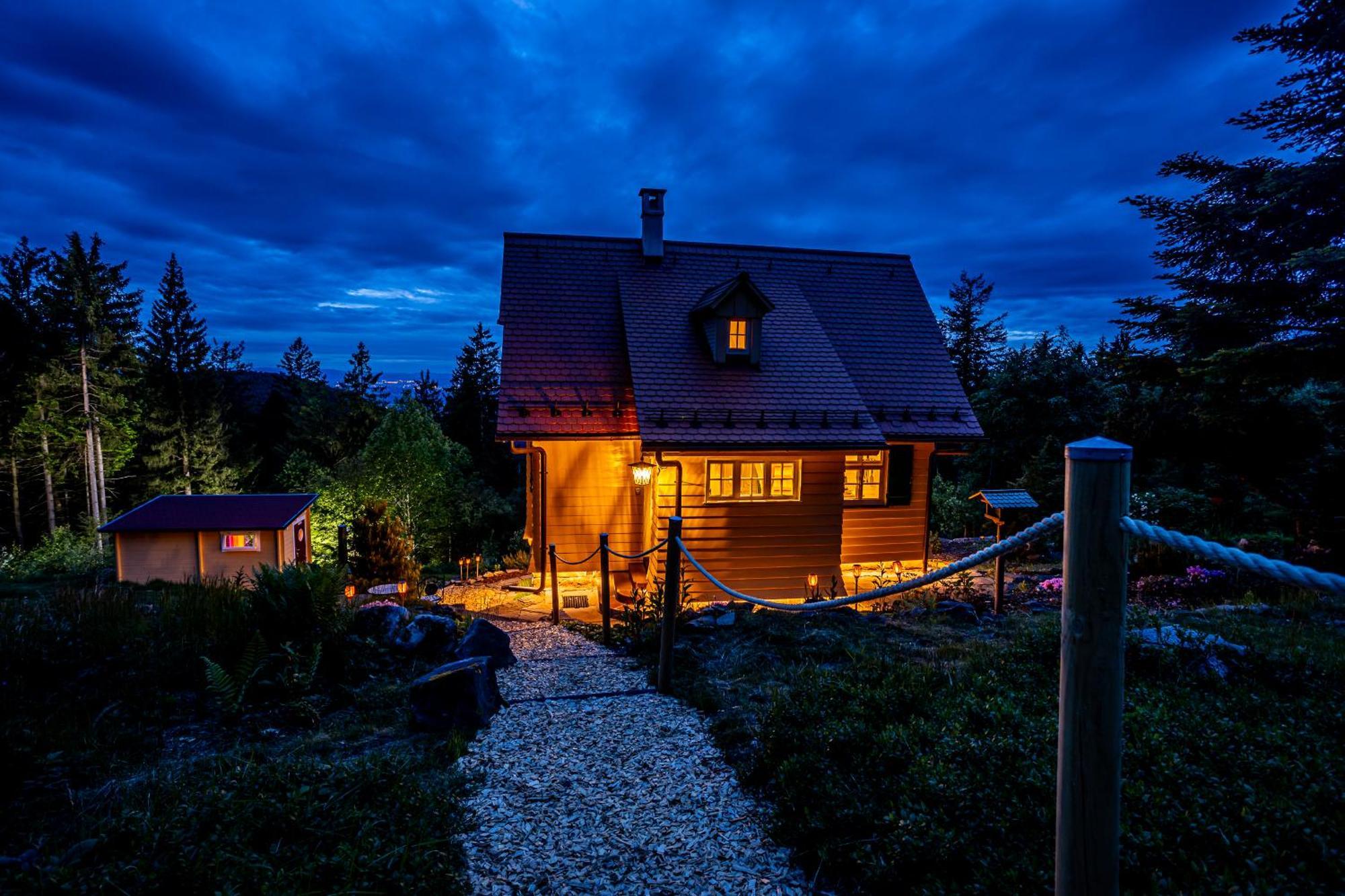 Sonnenhaeusle - Natur. Fernblick. Panorama-Sauna. Sasbachwalden Exterior foto