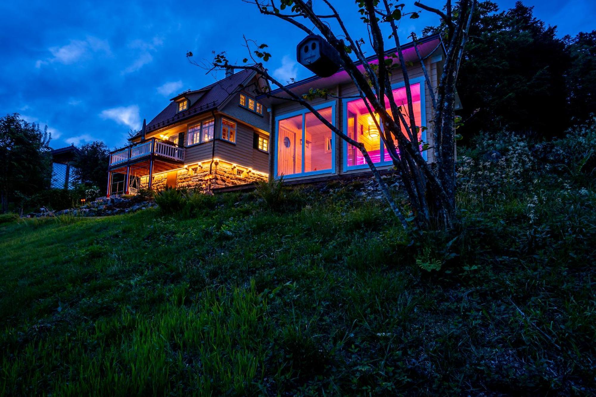 Sonnenhaeusle - Natur. Fernblick. Panorama-Sauna. Sasbachwalden Exterior foto